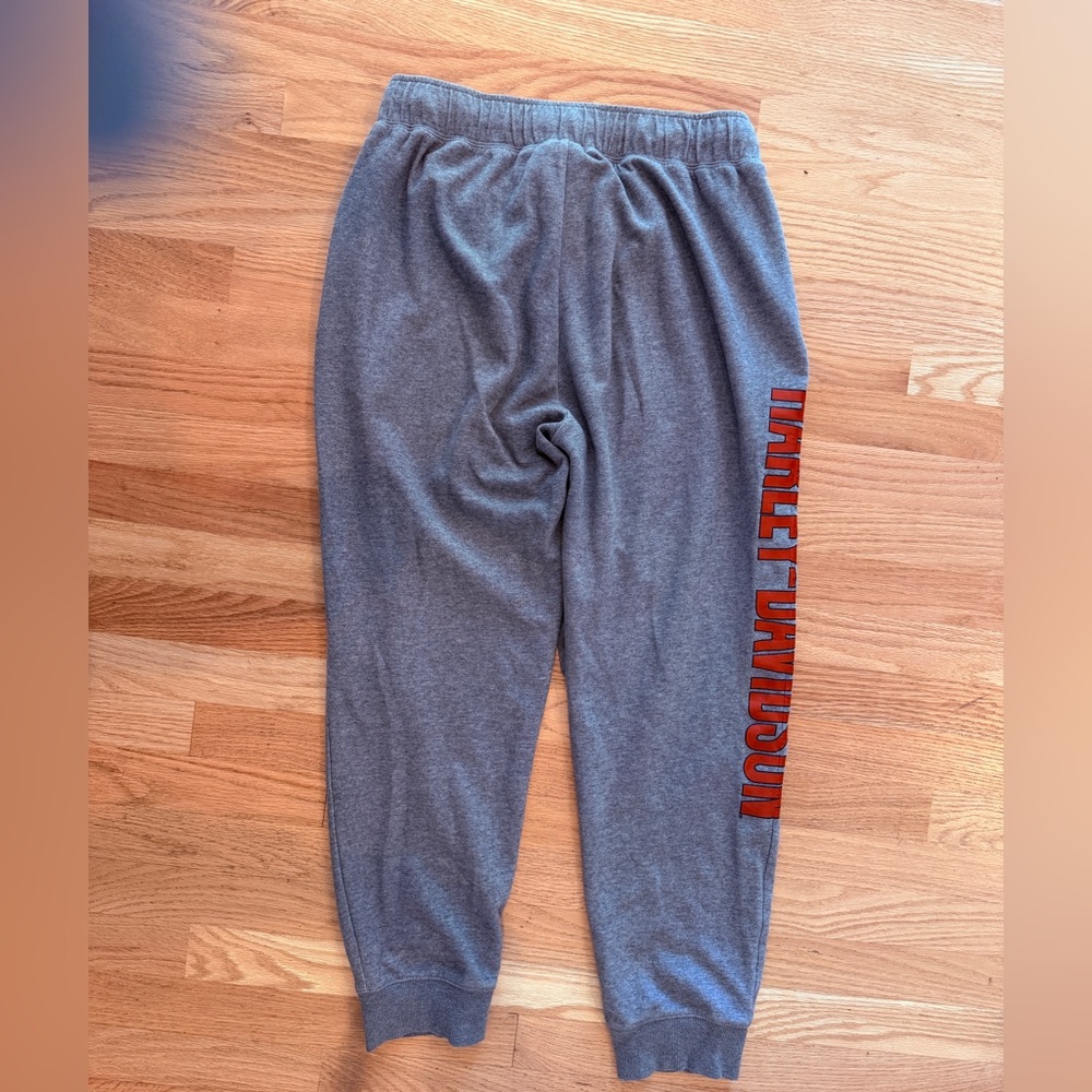 Harley-Davidson Heather Gray Sweats M - Picture 2 of 3